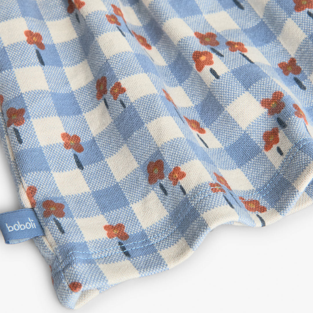 VESTIDO CRUDO CUADROS