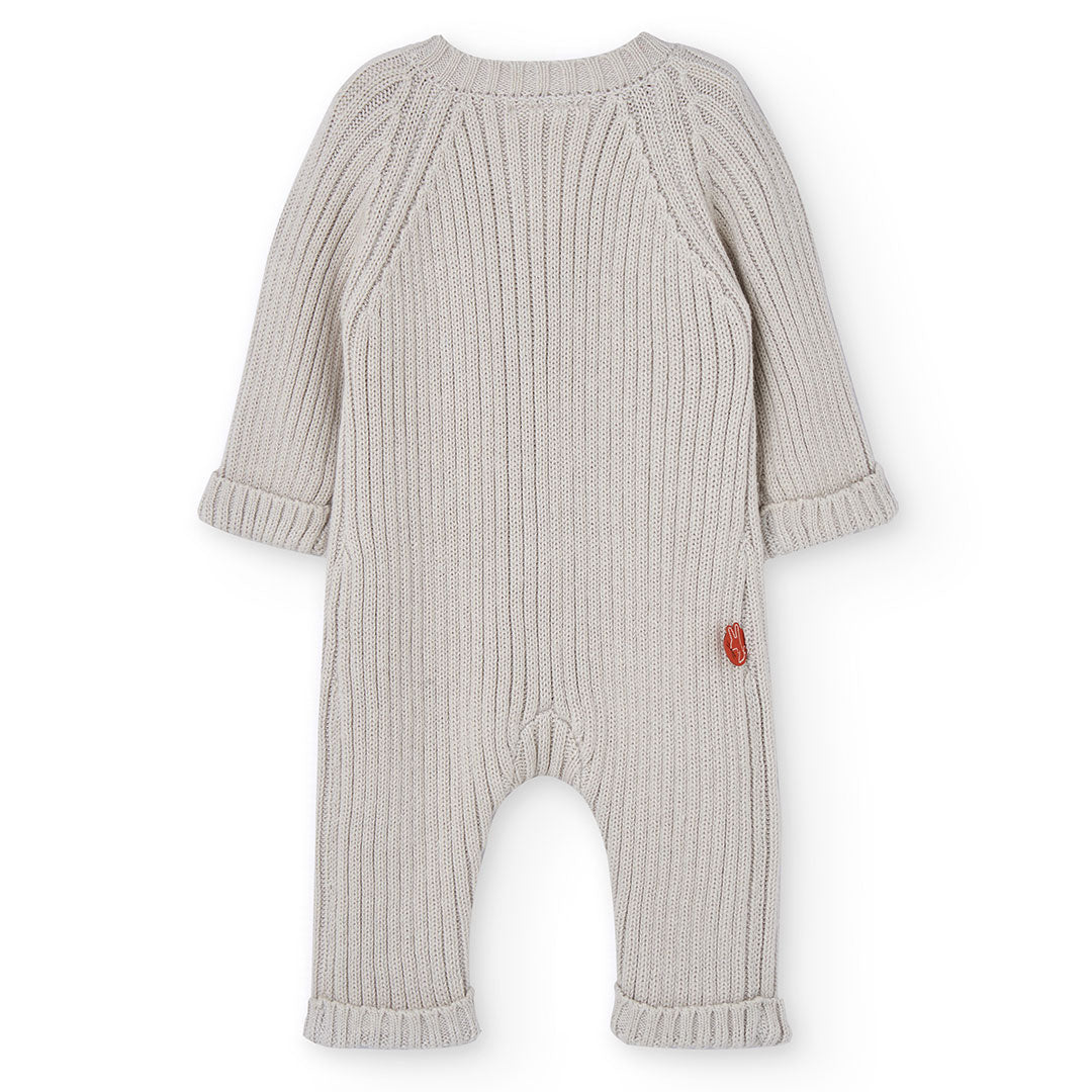 Pelele bebé punto Crudo