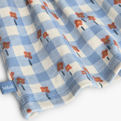 VESTIDO CRUDO CUADROS