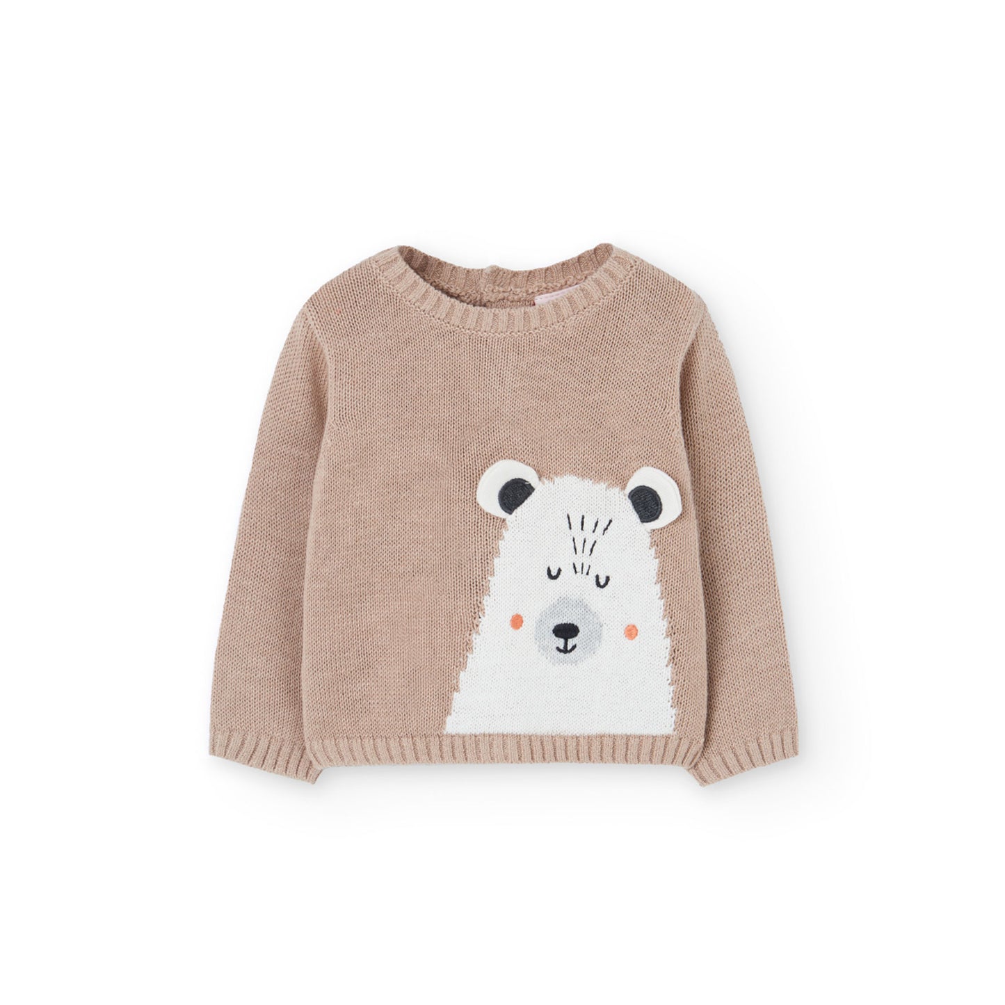 CONJUNTO PUNTO  BEIGE ANIMALITO
