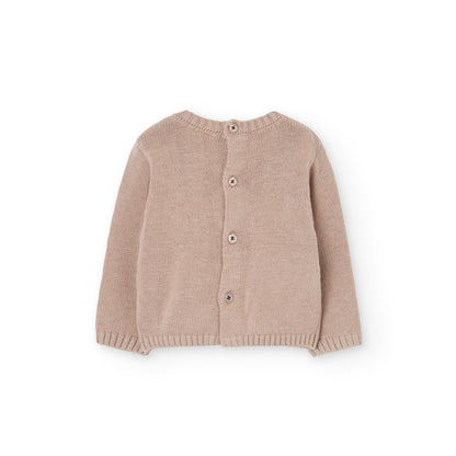 CONJUNTO PUNTO  BEIGE ANIMALITO