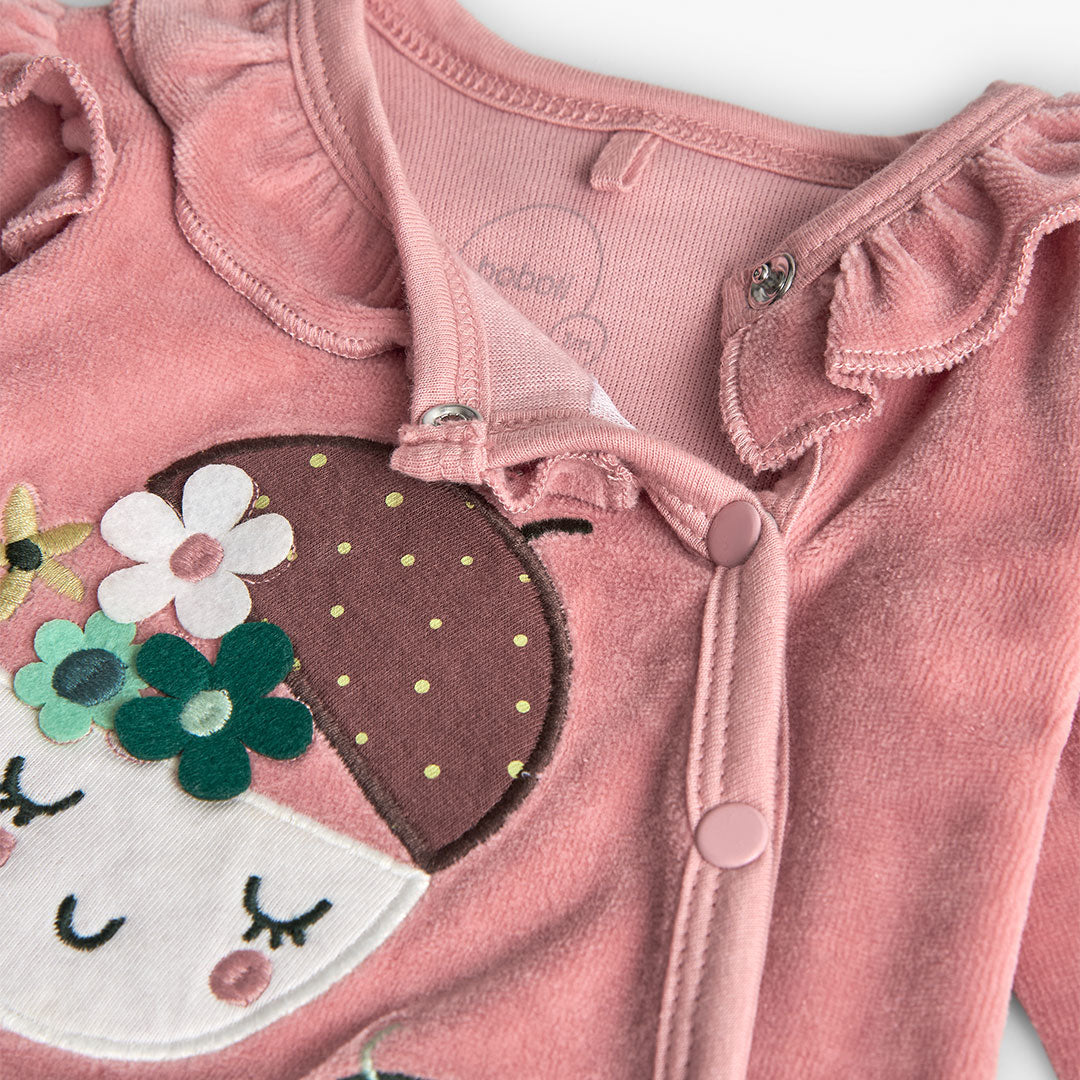 PELELE TERCIOPELO ROSA