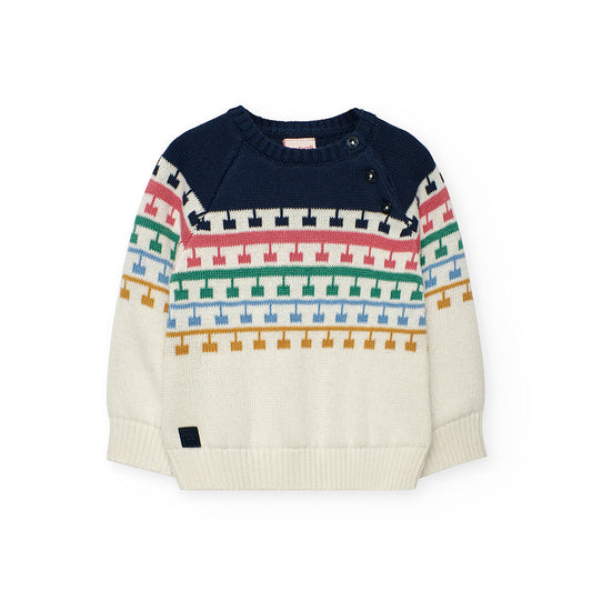 JERSEY BLANCO ESTAMPADO