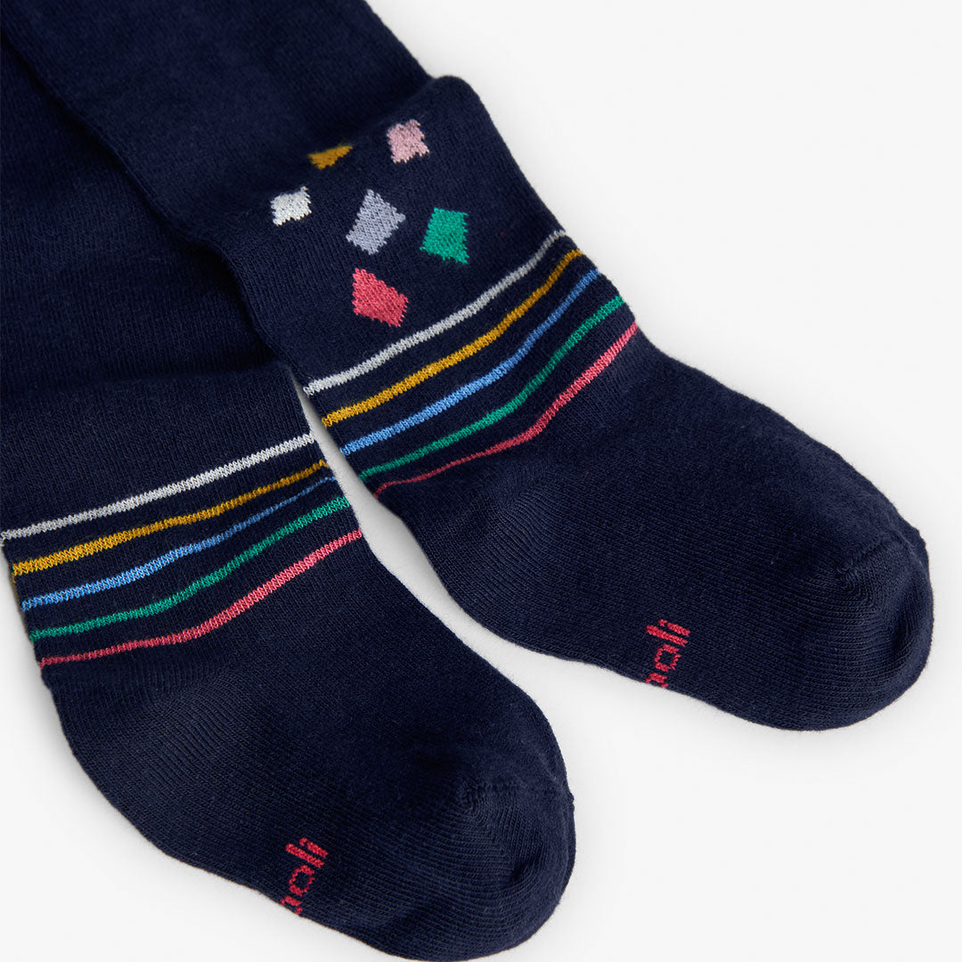 LEOTARDOS AZUL Y RAYAS NIÑA