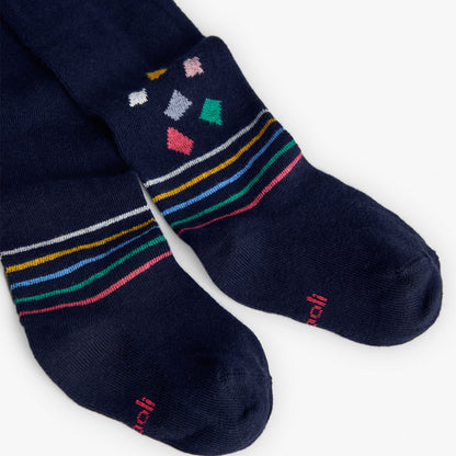 LEOTARDOS AZUL Y RAYAS NIÑA