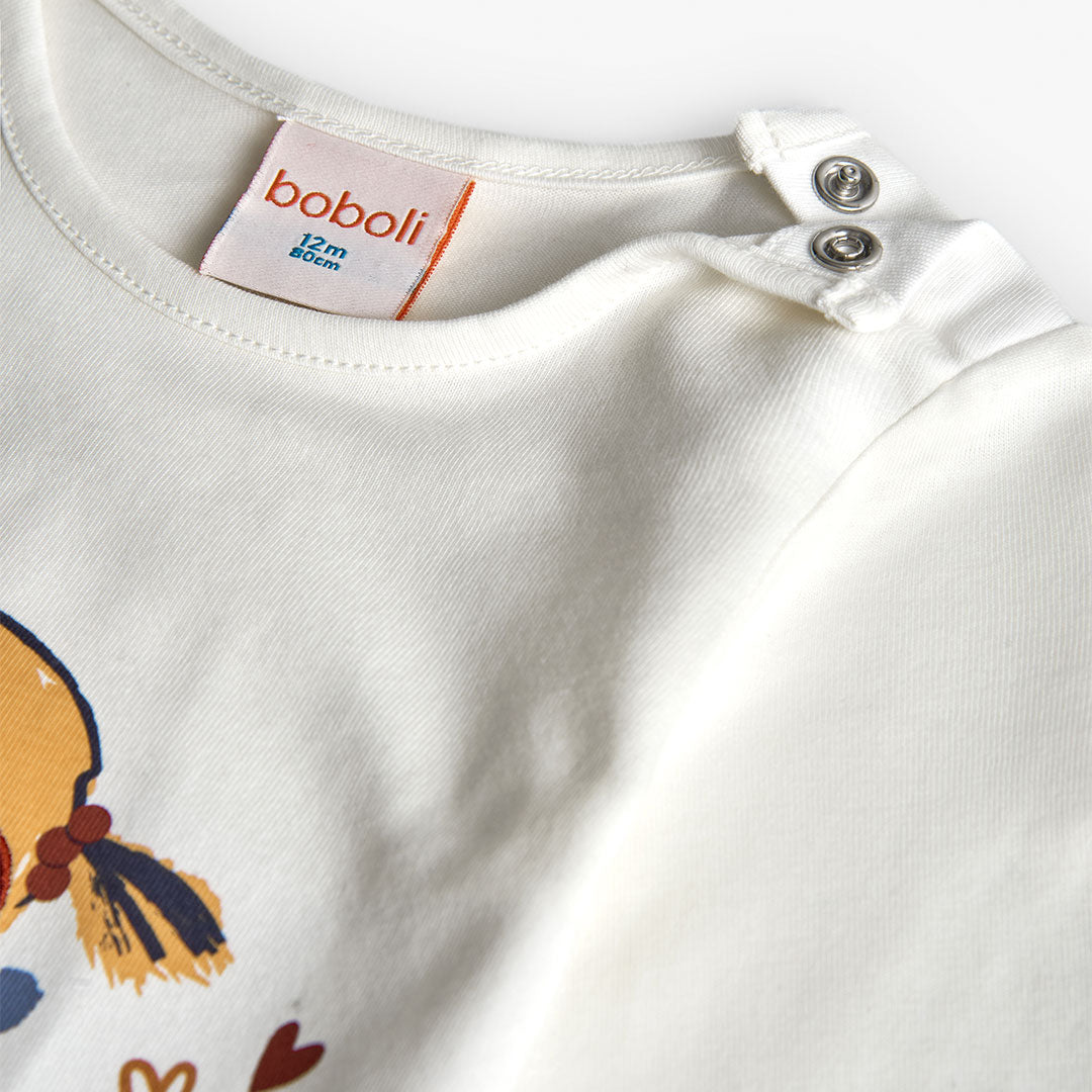 CAMISETA PUNTO ZORRO Y CORAZONES