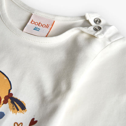 CAMISETA PUNTO ZORRO Y CORAZONES