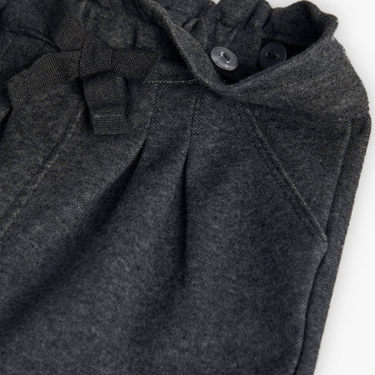 PANTALON PUNTO FRANELA GRIS OSCURO