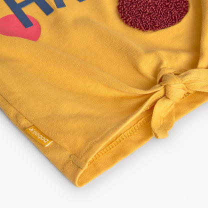 CAMISETA PUNTO AMARILLA