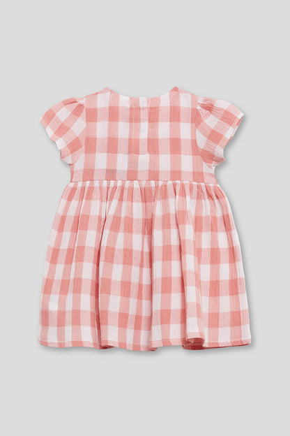 VESTIDO BEBE NIÑA CUADROS