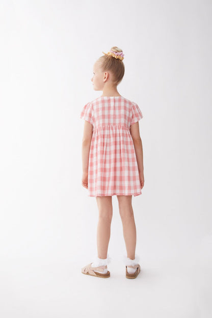 VESTIDO BEBE NIÑA CUADROS