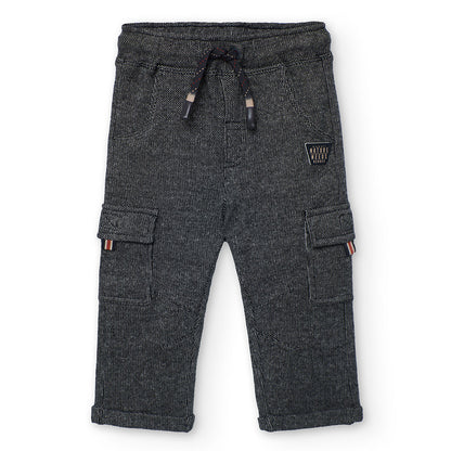 PANTALON NIÑO PUNTO GRIS