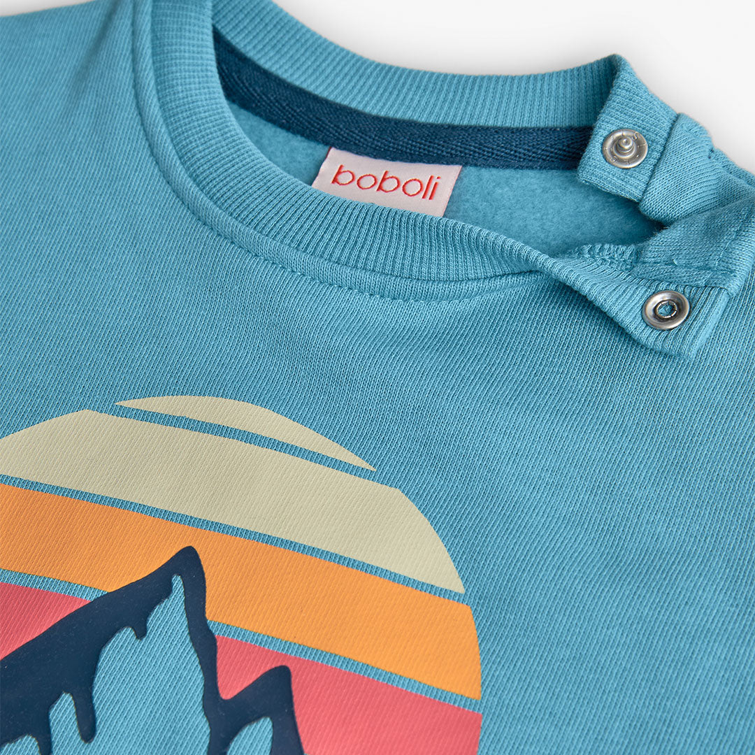 CONJUNTO CHANDAL FELPA AZUL