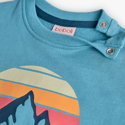 CONJUNTO CHANDAL FELPA AZUL