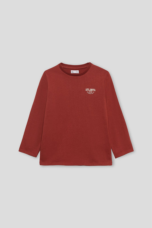 CAMISETA NIÑO TERRACOTA