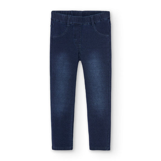 PANTALÓN FELPA DENIM AZUL NIÑO