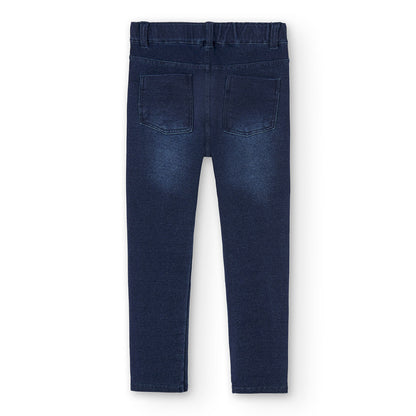 PANTALÓN FELPA DENIM AZUL NIÑO