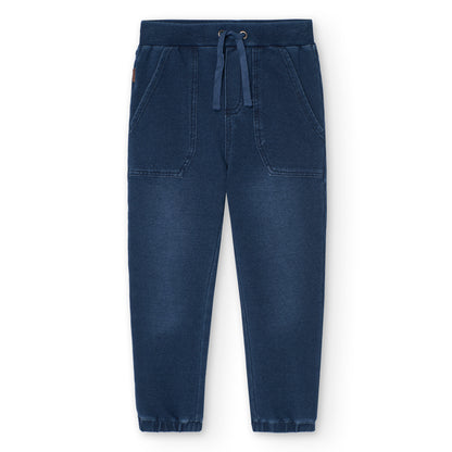 PANTALÓN DENIM FELPA NIÑO